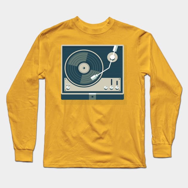 Turntable Long Sleeve T-Shirt by RickandMorty